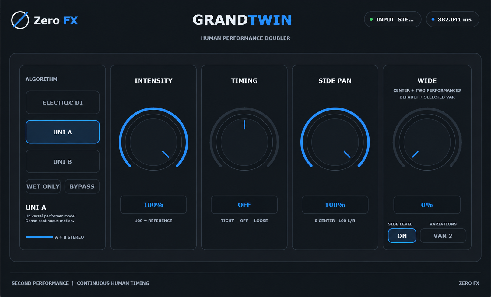 GRANDTWIN interface